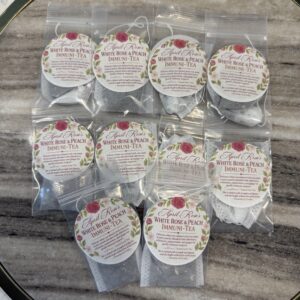 April Rose’s White Rose & Peach Immuni-Tea – 10 Tea Bags